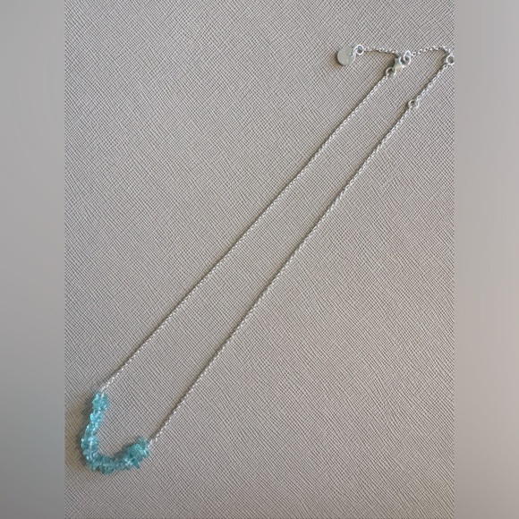 PURA VIDA Aquamarine Chip Choker - Picture 3 of 6